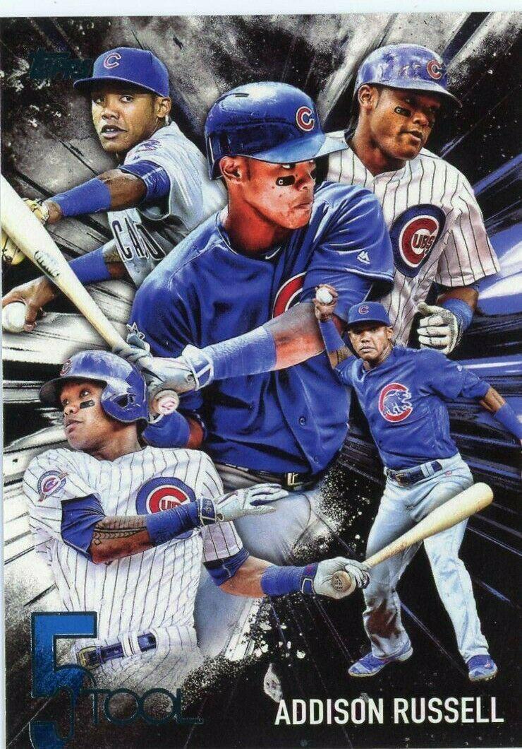 Addison Russell #5T-24 Baseball Cards 2017 Topps Five Tool