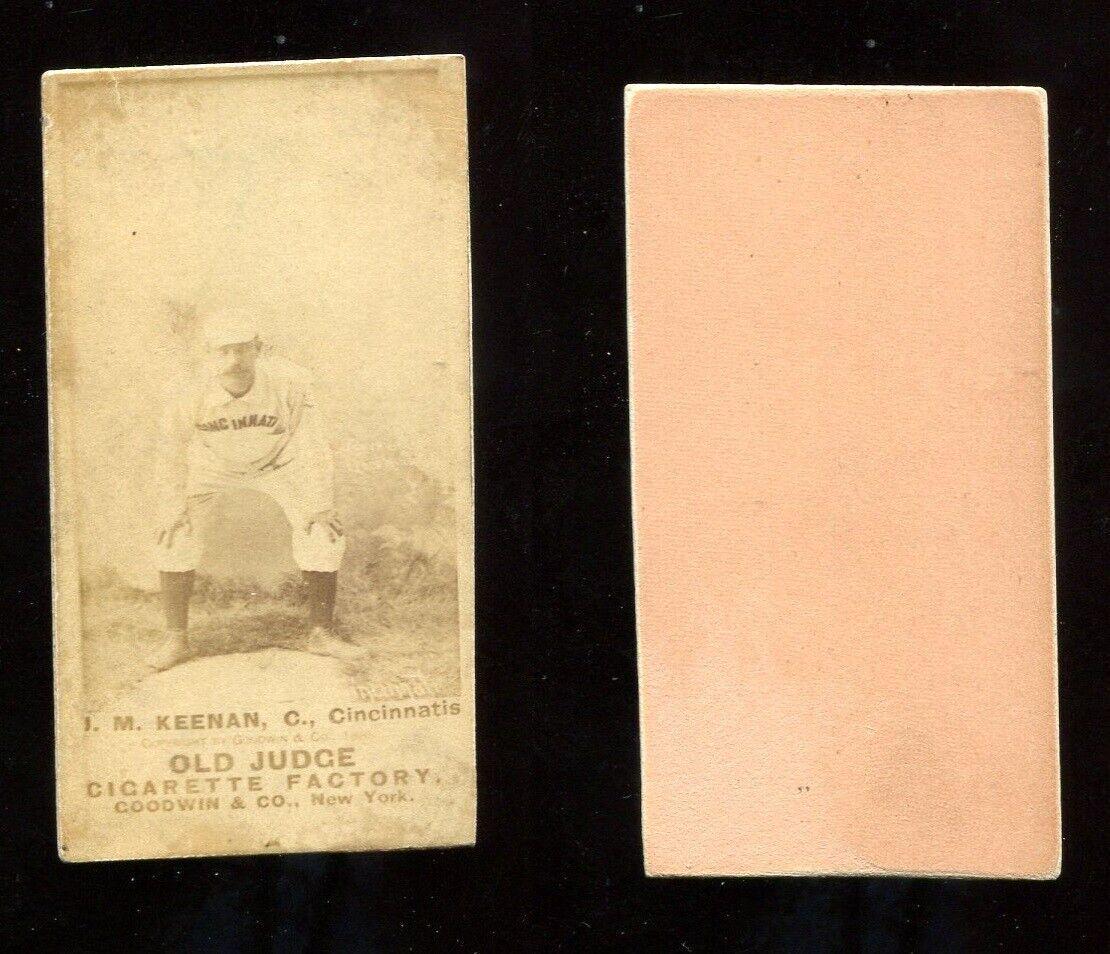 Jim Banning [Hands on Knees] Prices 1887 N172 Old Judge Baseball Cards