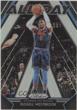 Russell Westbrook [Silver Prizm] #9 Basketball Cards 2018 Panini Prizm All Day