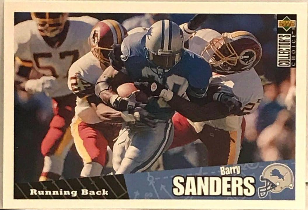 Barry Sanders #88 Football Cards 1996 Collector's Choice