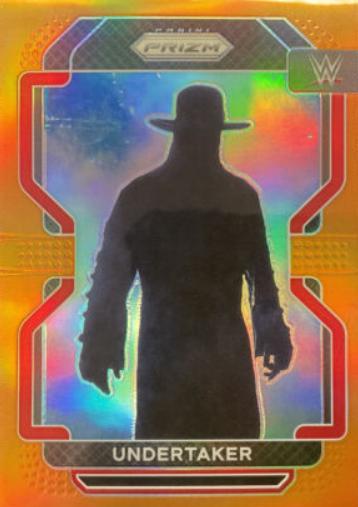 Undertaker [Orange Prizm] #193 Wrestling Cards 2022 Panini Prizm WWE