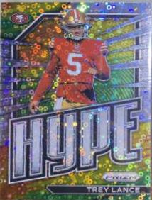 Trey Lance [No Huddle] #H-3 Football Cards 2022 Panini Prizm Hype