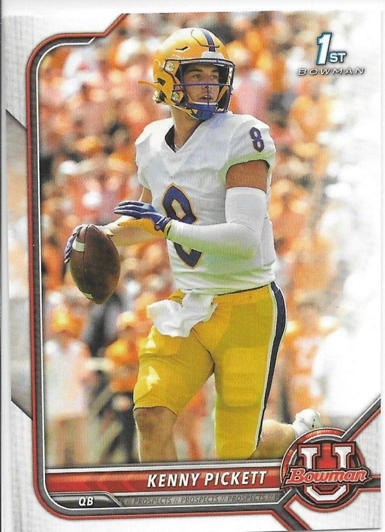 KENNY PICKETT 2021-2022 BOWMAN UNIVERSITY Topps 1ST GRADED offers 10 ROOKIE CARD RC 91