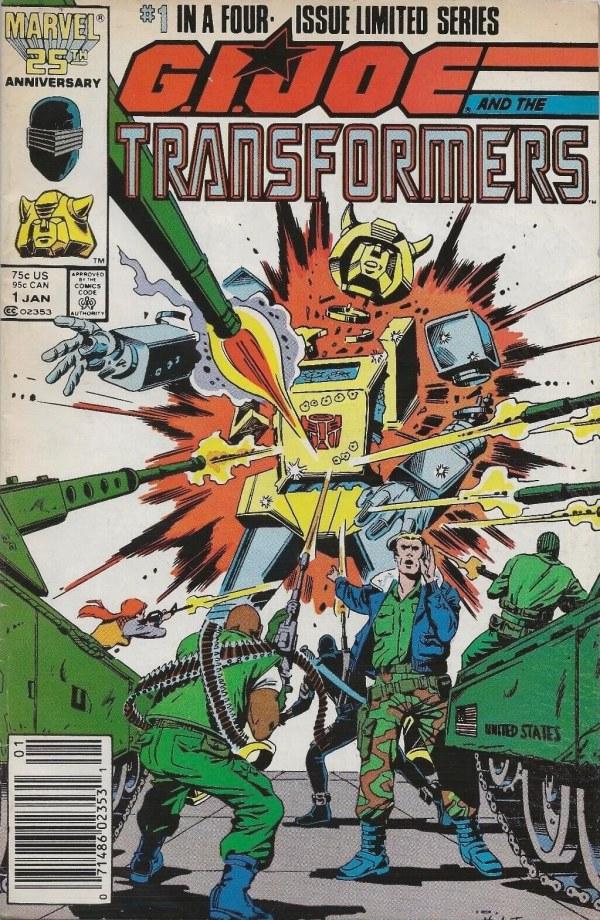 G.I. Joe And The Transformers [Newsstand] #1 (1986) Comic Books G.I. Joe and the Transformers