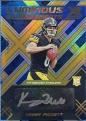 Kenny Pickett #LUM-KP Football Cards 2022 Panini XR Luminous Endorsements Prices