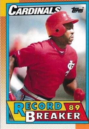 Vince Coleman #6 Baseball Cards 1990 Topps