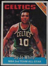 Jo Jo White All-Star #135 Basketball Cards 1975 Topps