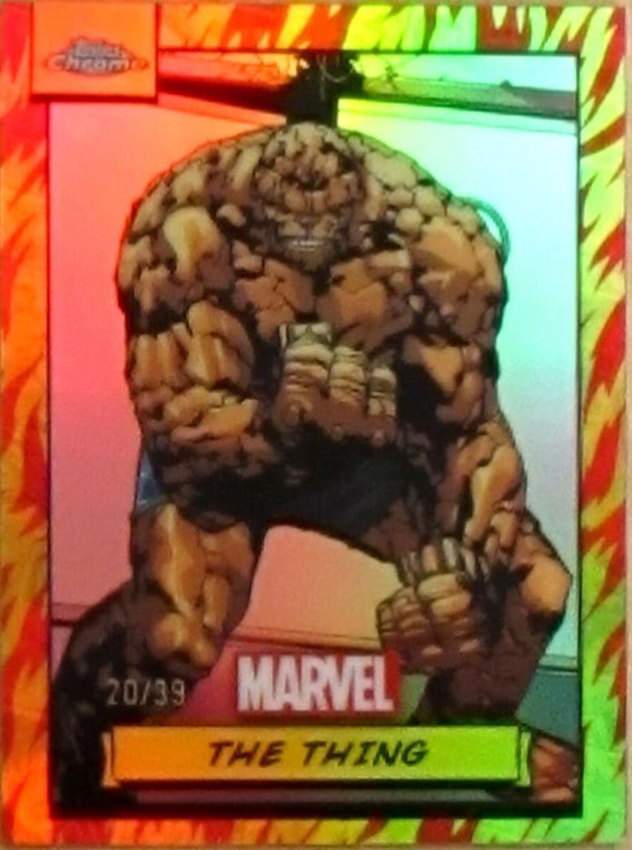 The Thing [Human Torch Refractor] #10 Marvel 2024 Topps Chrome