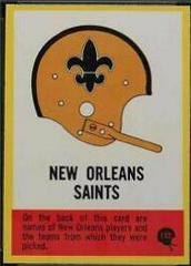 New Orleans Saints [121 on Reverse] #132 Football Cards 1967 Philadelphia Prices