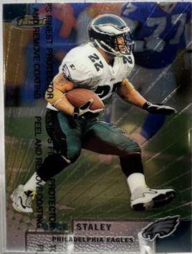 Duce Staley #7 Football Cards 1999 Topps Finest