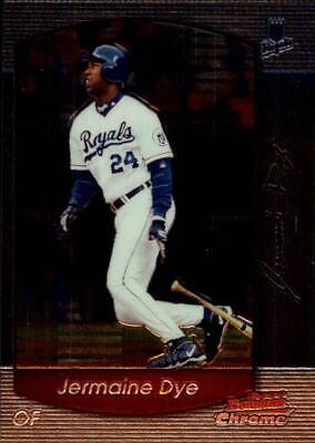 Jermaine Dye #7 Baseball Cards 2000 Bowman Chrome