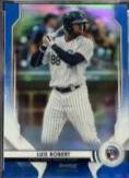 Luis Robert [Blue Refractor] #BSR-80 Baseball Cards 2020 Bowman Sterling