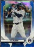 Luis Robert [Blue Refractor] #BSR-80 Baseball Cards 2020 Bowman Sterling Prices