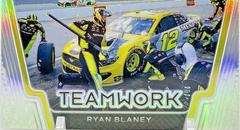 Ryan Blaney [Prizm] #T7 Racing Cards 2021 Panini Prizm Teamwork Prices