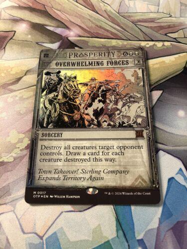 Overwhelming Forces [Foil] #69 Magic Outlaws of Thunder Junction Breaking News