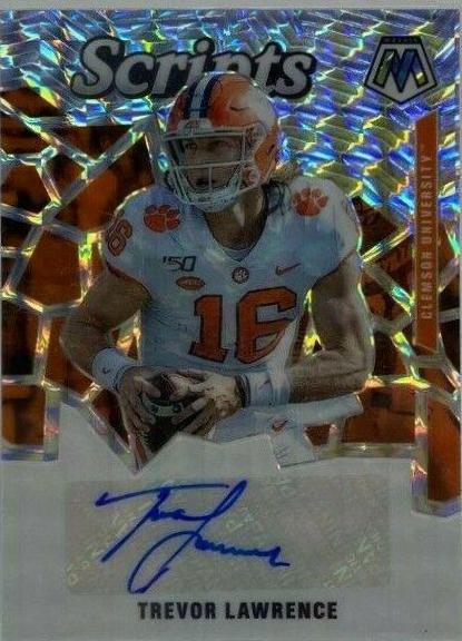 Trevor Lawrence #SM-TL Football Cards 2021 Panini Mosaic Draft Picks Scripts