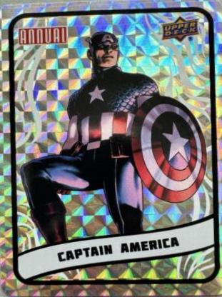 Captain America #B4 Marvel 2023 Upper Deck Annual Backscatters