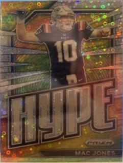 Mac Jones [No Huddle] #H-4 Football Cards 2022 Panini Prizm Hype