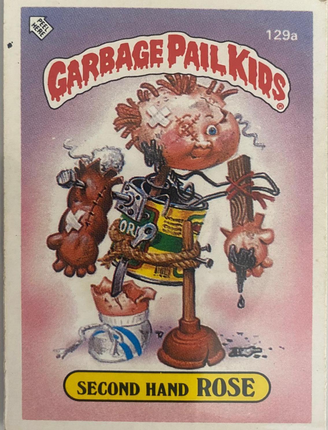 Second Hand Rose #129A Garbage Pail Kids 1986 Mini