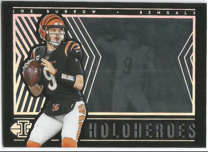 2022 Illusions Joe Burrow 2024 Holoheroes HH-10 SSP CASE HIT