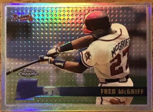 Fred McGriff [Refractor] #156 Baseball Cards 1996 Topps Chrome