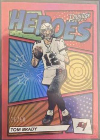 Tom Brady [Pink] #H-15 Football Cards 2022 Panini Prestige Heroes