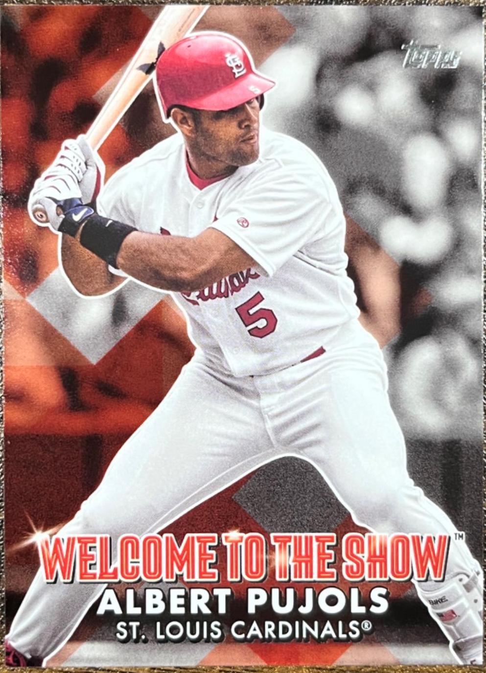 Albert Pujols #WTTS-8 Baseball Cards 2022 Topps Welcome to the Show