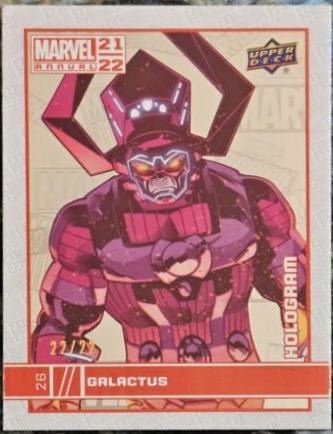 Galactus [Hologram] #26 Marvel 2021 Upper Deck Annual