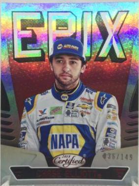 Chase Elliott [Red] #E6 Racing Cards 2018 Panini Certified Racing Nascar Epix