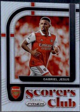 Gabriel Jesus [Silver] #22 Soccer Cards 2022 Panini Prizm Premier League Scorers Club