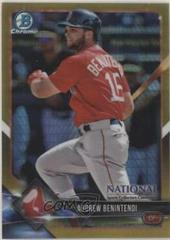 Andrew Benintendi [Gold Refractor] #BNR-AB Baseball Cards 2018 Bowman Chrome National Convention Prices