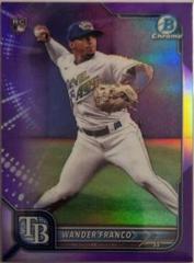 Bowman Chrome orders SSP Wander Franco Purple Refractor #235/250