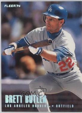 Brett Butler #427 Baseball Cards 1996 Fleer Tiffany