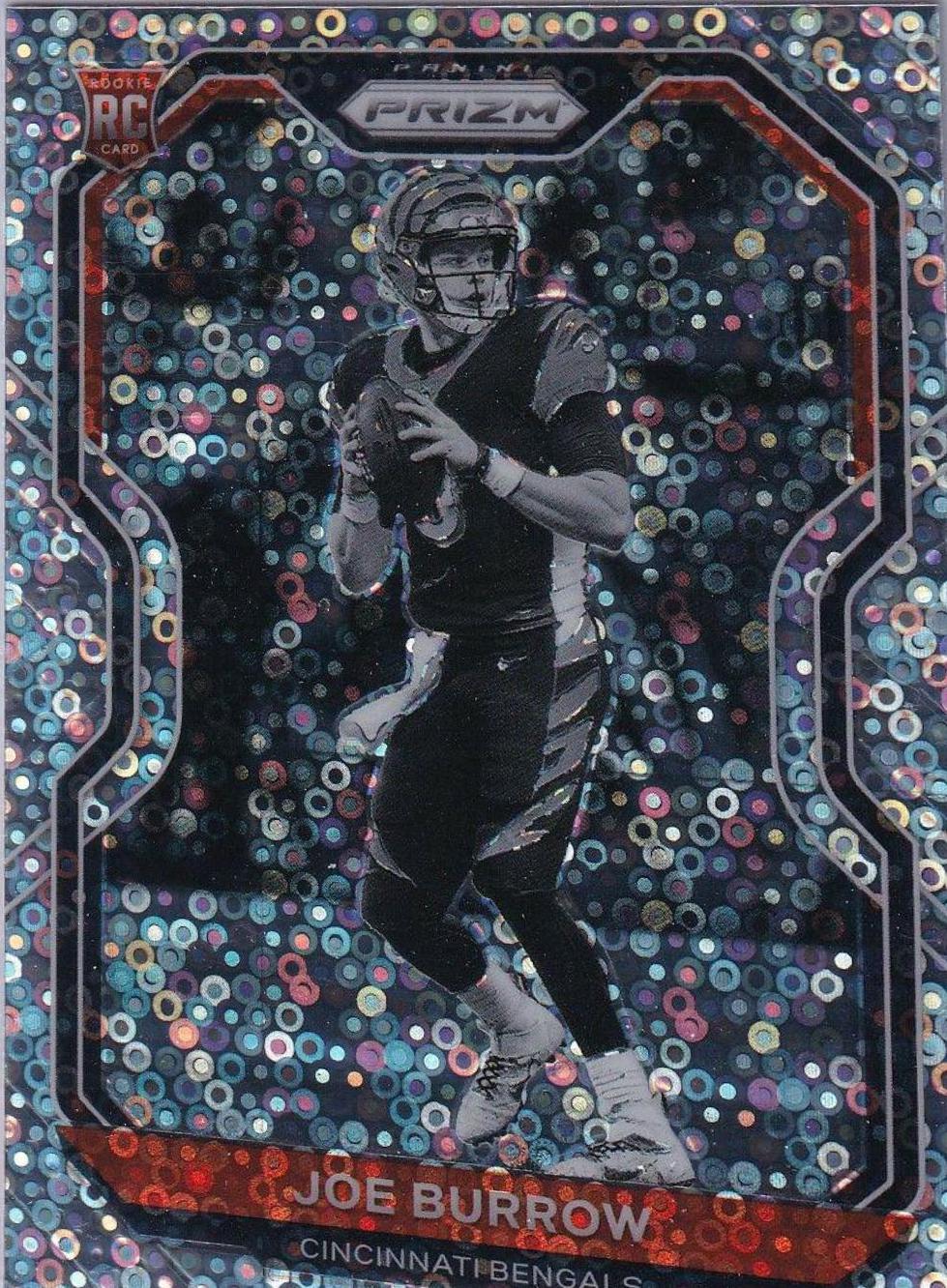 2020 cheapest Prizm Joe Burrow RC Orange Disco PSA 9 #307