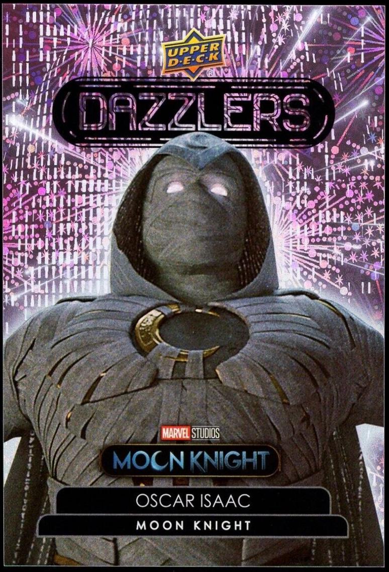 Oscar Isaac as Moon Knight [Pink] #DZ-1 Marvel 2024 Upper Deck Studios Dazzlers