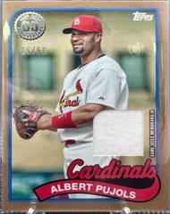 Albert Pujols [Gold] #89BR-APU Baseball Cards 2024 Topps 1989 Relic Prices