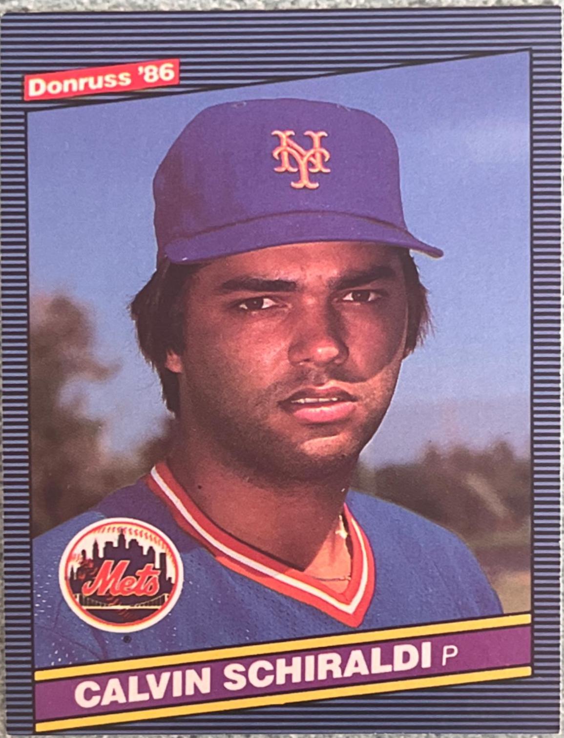 Calvin Schiraldi 652 Prices 1986 Donruss Baseball Cards