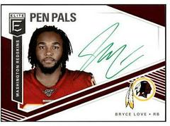 Bryce Love [Green Ink] #PP-BL Football Cards 2019 Donruss Elite Pen Pals Autographs Prices