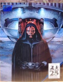 Darth Maul Galaxy 7 [Blue Refractor] #AM-6 Star Wars 2024 Topps Chrome Galaxy Art of Darth Maul