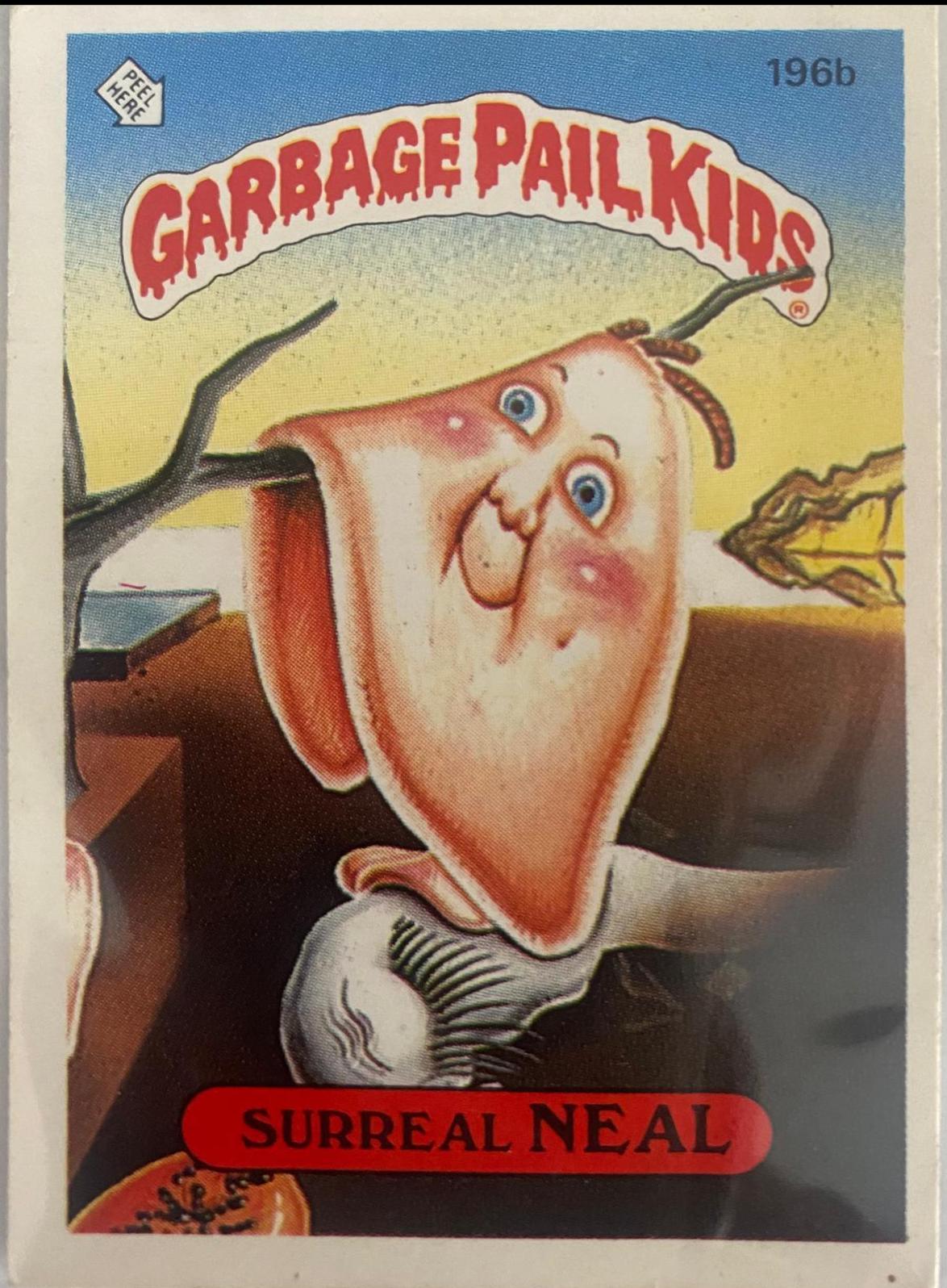 Surreal Neal #196B Garbage Pail Kids 1986 Mini