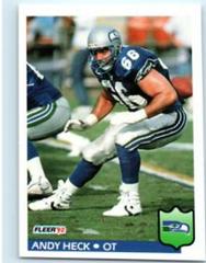 Andy Heck #391 Football Cards 1992 Fleer Prices