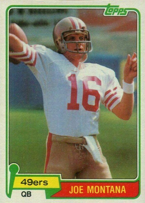 1981 Topps Football Card online Complete Set (1-528) Montana Rookie 216