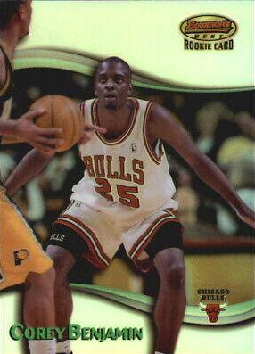 Corey Benjamin Refractor #124 Basketball Cards 1998 Bowman's Best