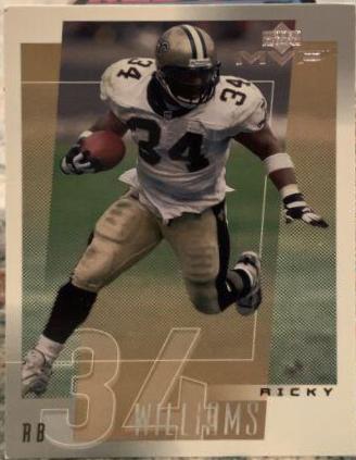 Ricky Williams #160 Football Cards 2001 Upper Deck MVP