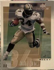 Ricky Williams #160 Football Cards 2001 Upper Deck MVP Prices