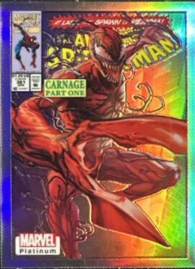 Carnage [Rainbow] #VI19 Marvel 2023 Upper Deck Platinum Cover Variant