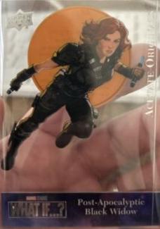 Post-Apocalyptic Black Widow #A2 Marvel 2023 Upper Deck What If Acetate Originals