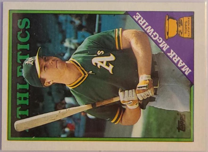 1988 Topps Mark McGwire error card newest #580