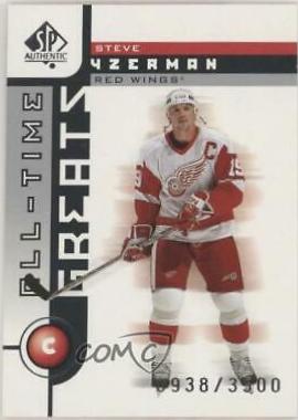 Steve Yzerman #97 Hockey Cards 2001 SP Authentic