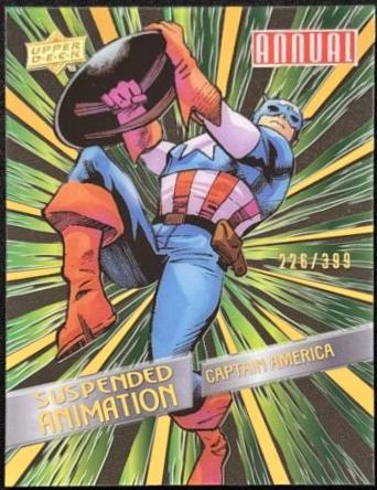 Captain America #32 Marvel 2023 Upper Deck Annual Suspended Animation